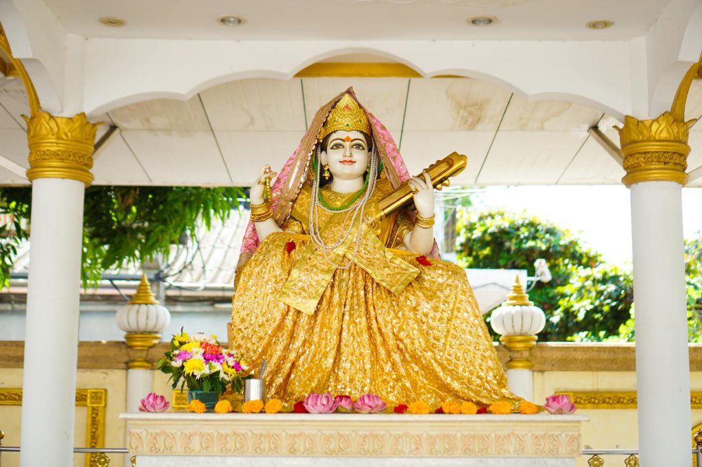 golden figure of goddess